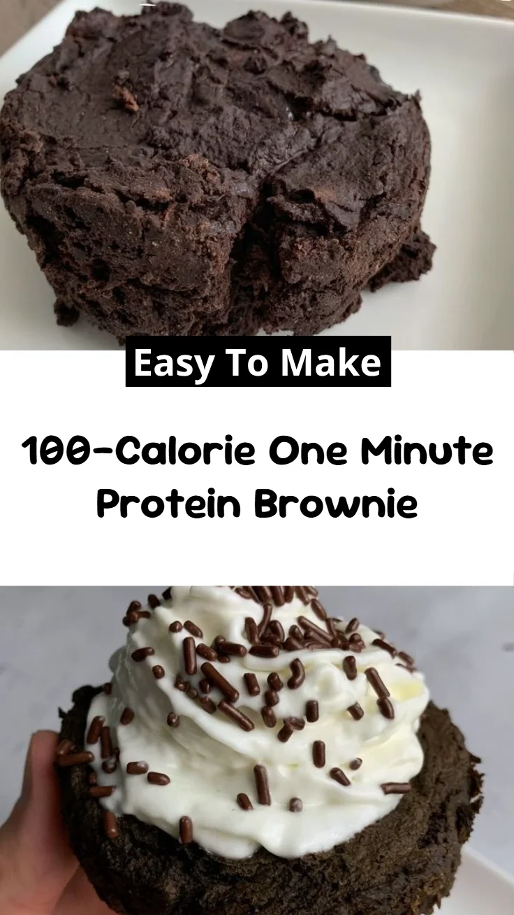 100-Calorie One Minute Protein Brownie
