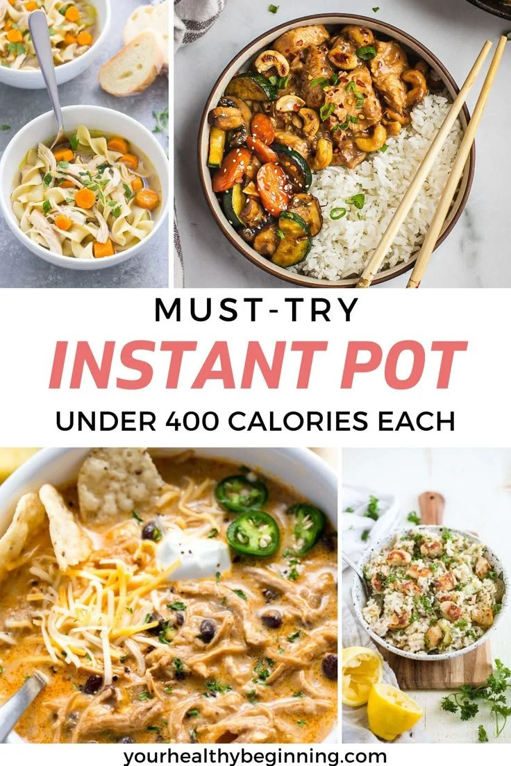 15 clean eating Instant Pot recipes featuring healthy ingredients and easy preparation