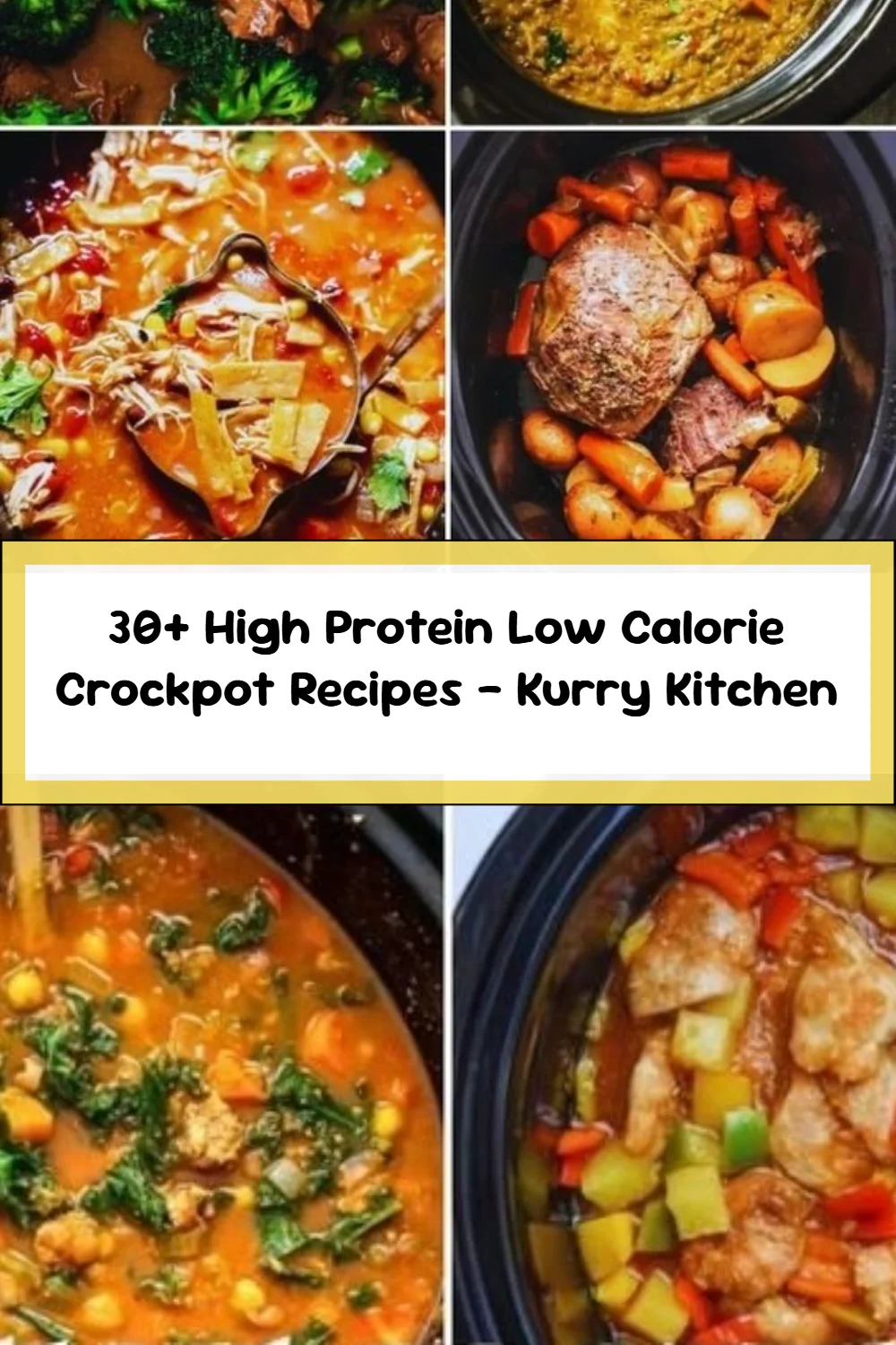 30+ High Protein Low Calorie Crockpot Recipes - Kurry Kitchen