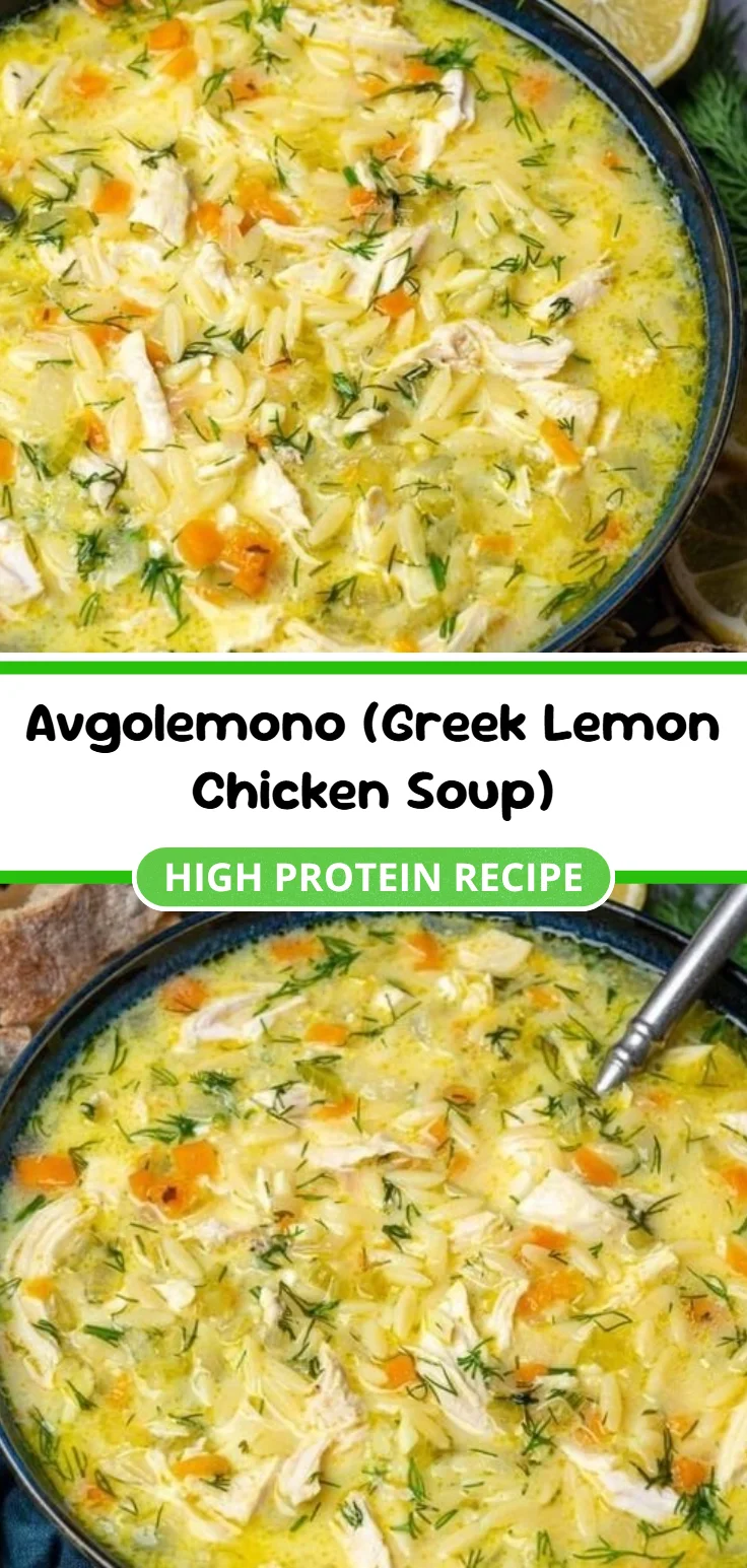 Avgolemono (Greek Lemon Chicken Soup)