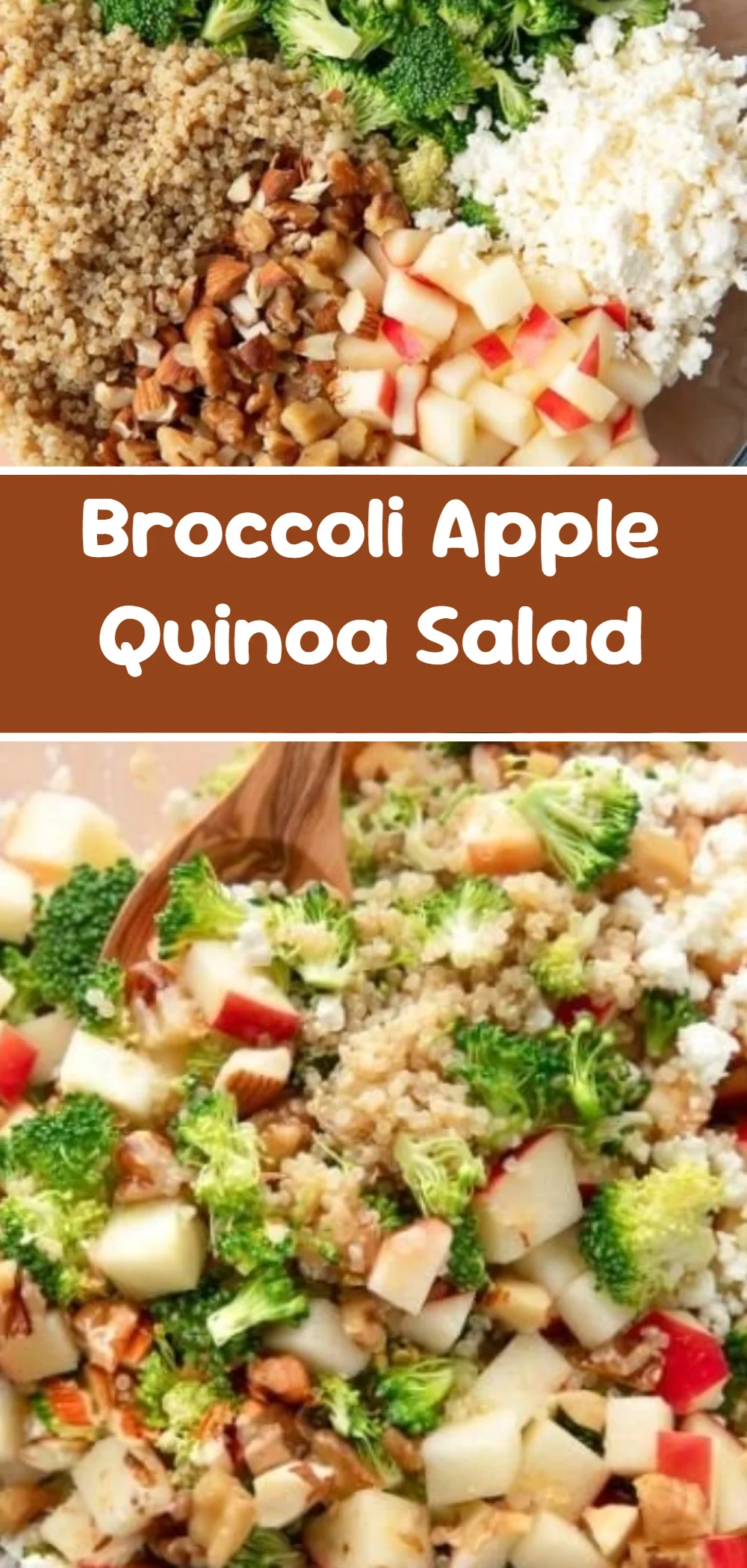 Broccoli Apple Quinoa Salad