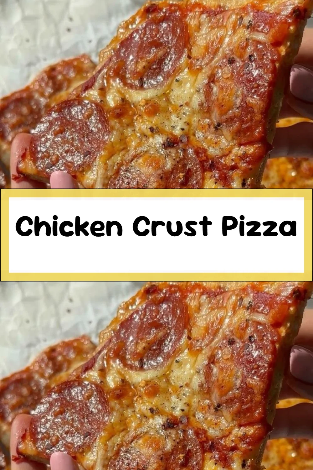 Chicken Crust Pizza