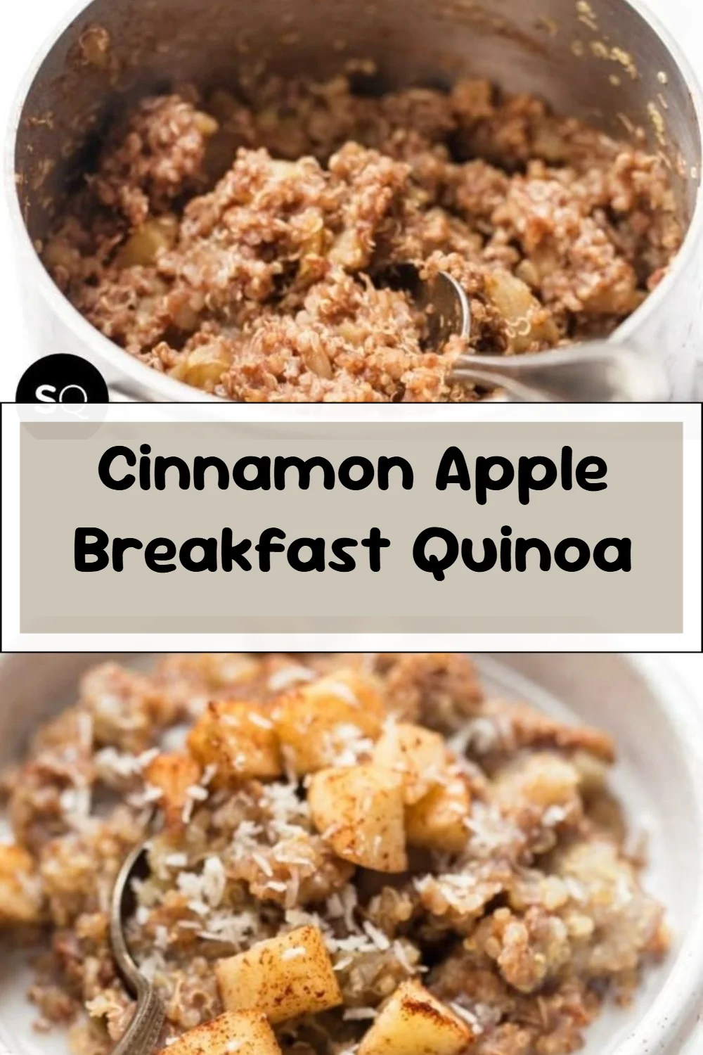 Cinnamon Apple Breakfast Quinoa