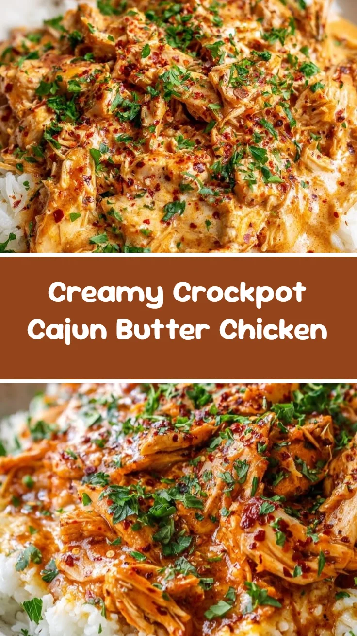 Creamy Crockpot Cajun Butter Chicken