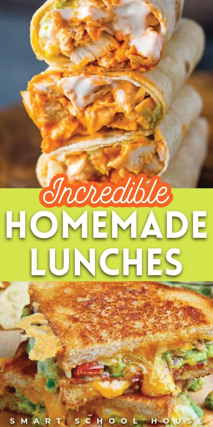 Delicious homemade lunches ready to be enjoyed in a lunchbox