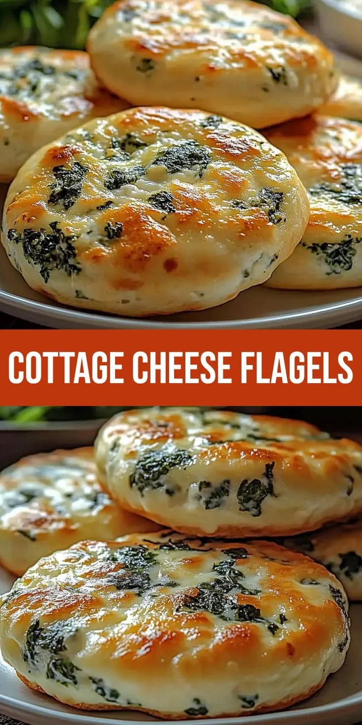 Delicious homemade cottage cheese flagels fresh out of the oven