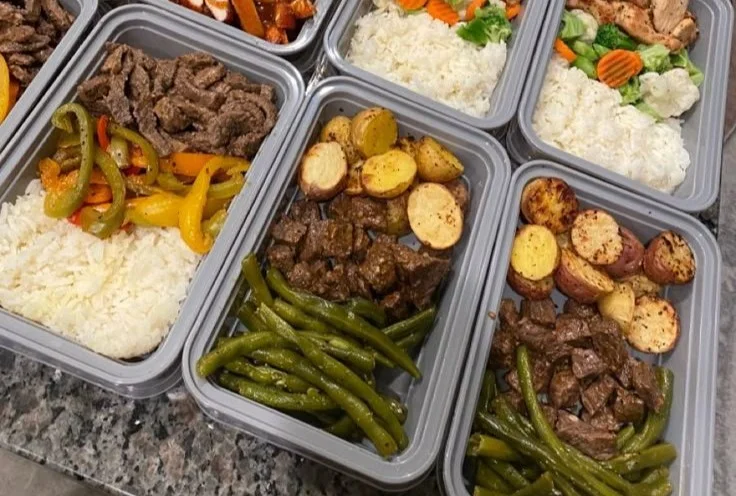 Homemade meal preps for healthy eating and easy meal planning