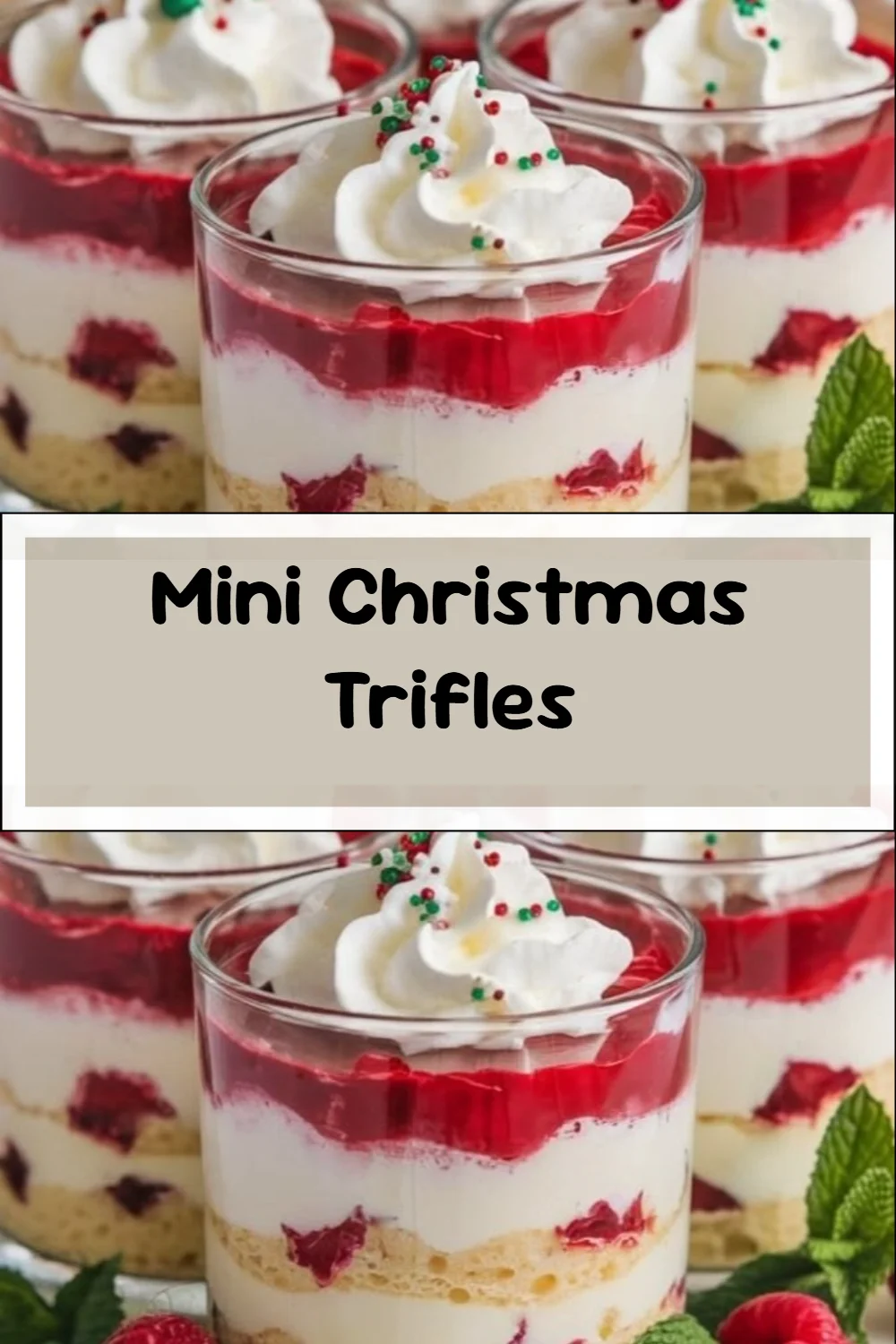Mini Christmas Trifles