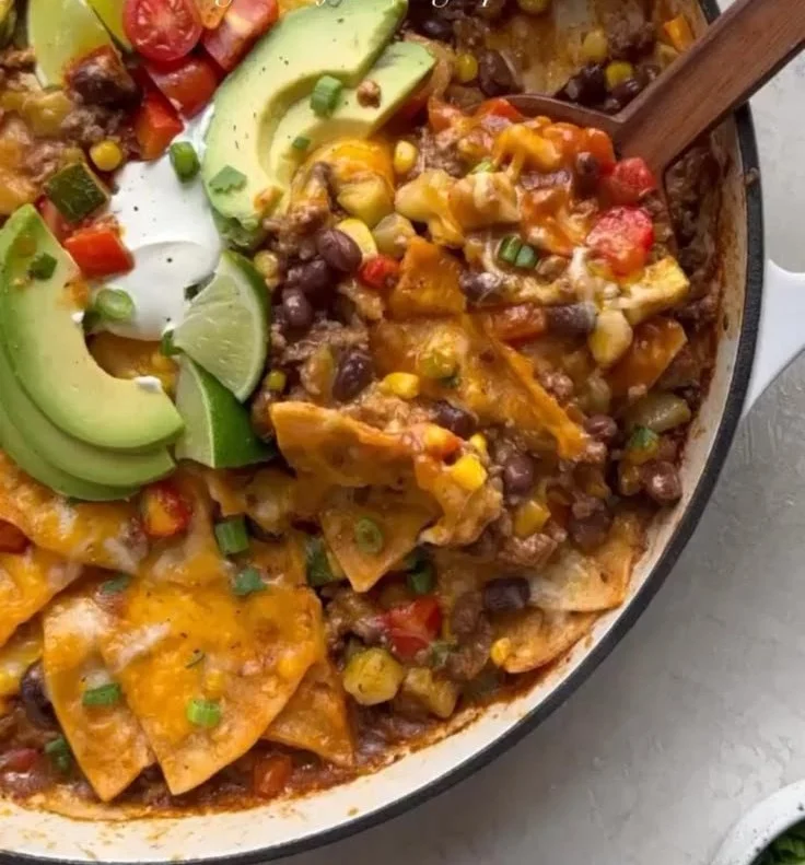 One-Pan Enchilada Casserole