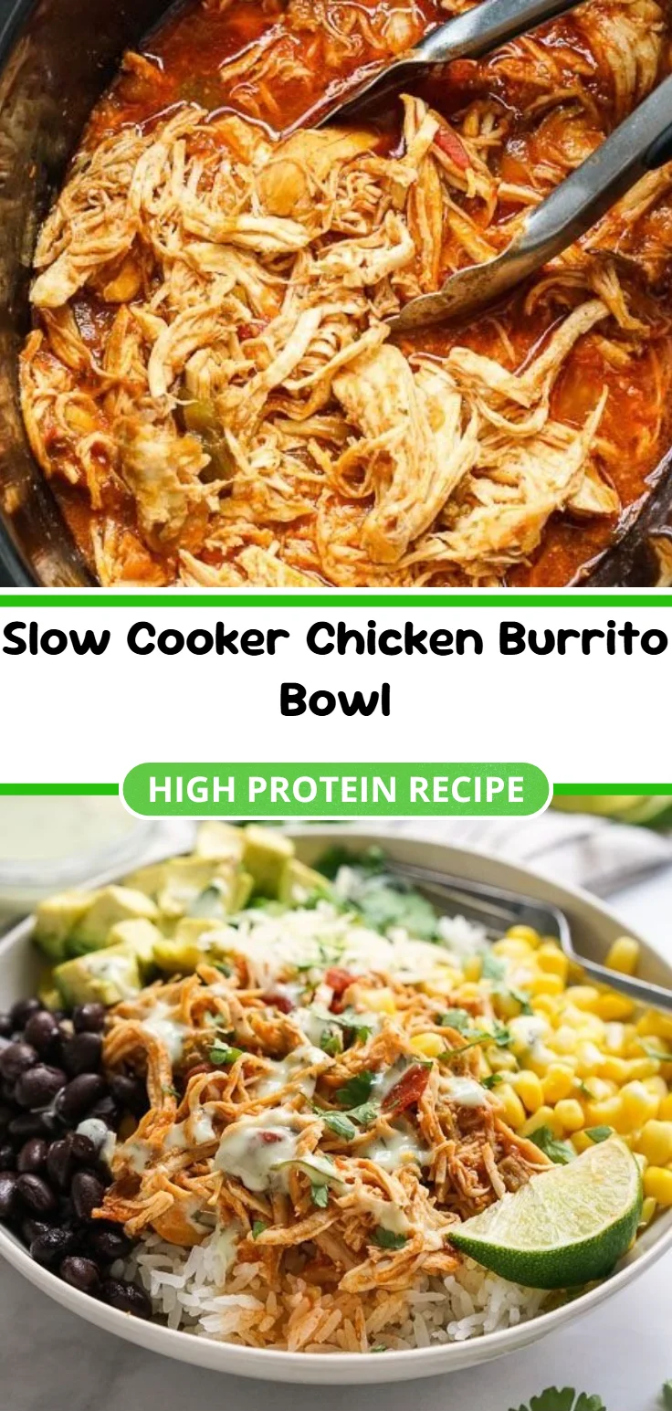 Slow Cooker Chicken Burrito Bowl
