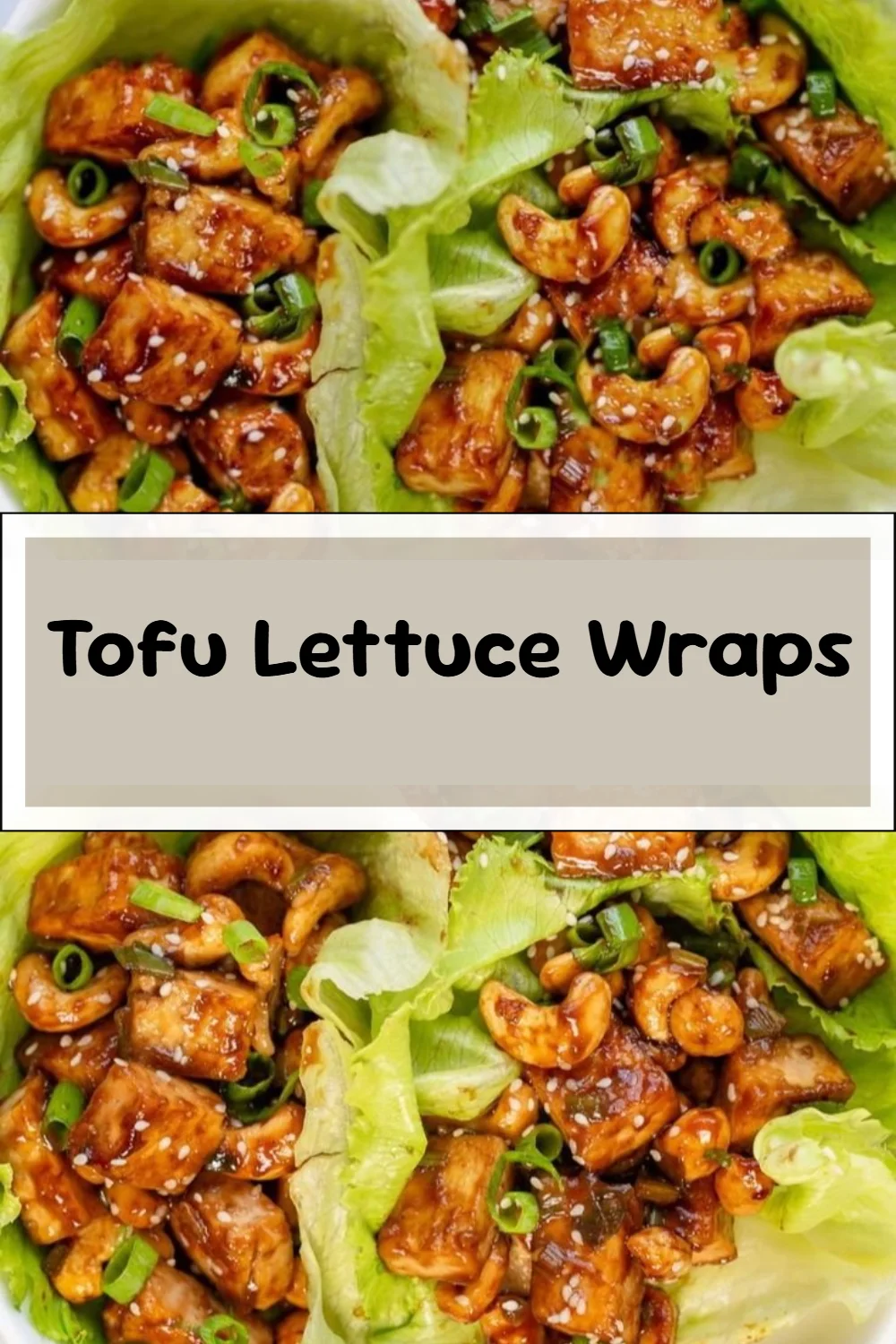 Tofu Lettuce Wraps