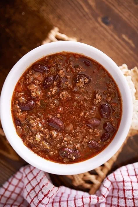 Weight Watchers ZERO points chili recipe with fresh ingredients