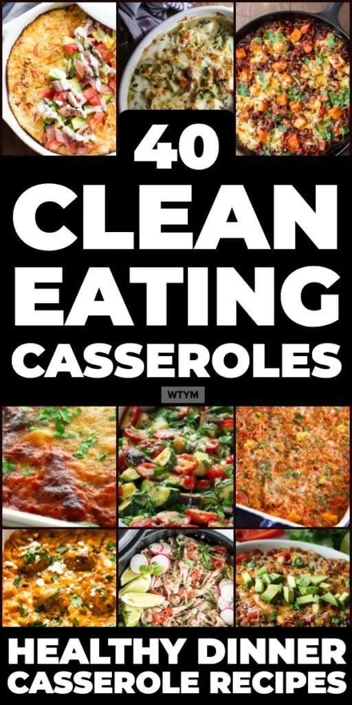 Delicious clean eating casserole dish topped with fresh vegetables