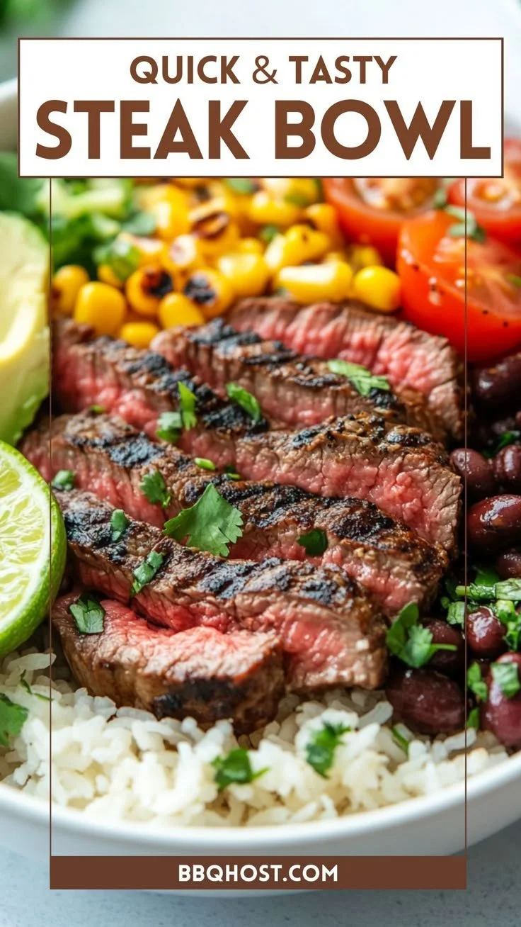 Ultimate steak bowl recipe with fresh ingredients and delicious flavors