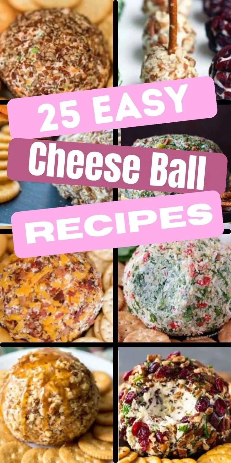 Delicious homemade cheese balls displayed on a platter for a party