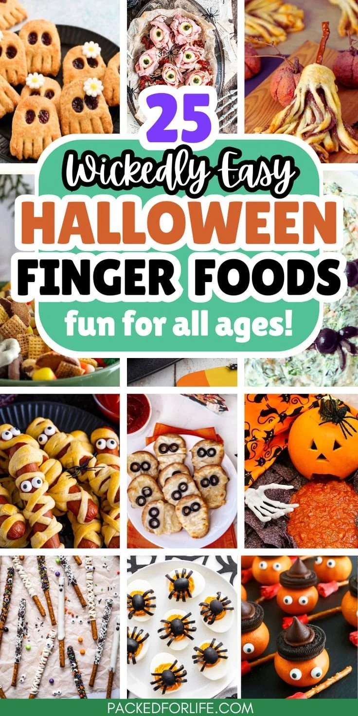 Delicious Halloween party appetizers for kids and adults