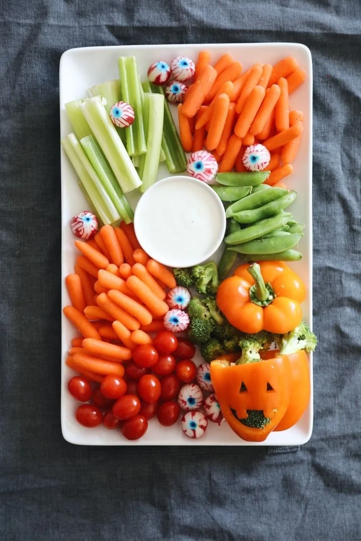 Happy Halloween celebration with festive decorations and treats