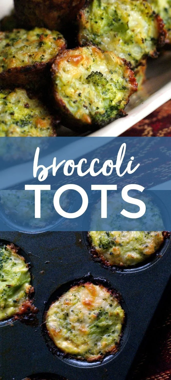 Healthy, homemade broccoli tots recipe with cheese and nutritious ingredients