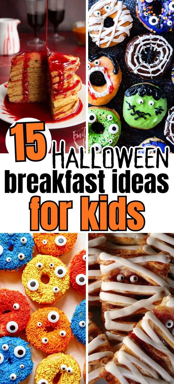 Fun Halloween breakfast ideas for kids to enjoy before school.