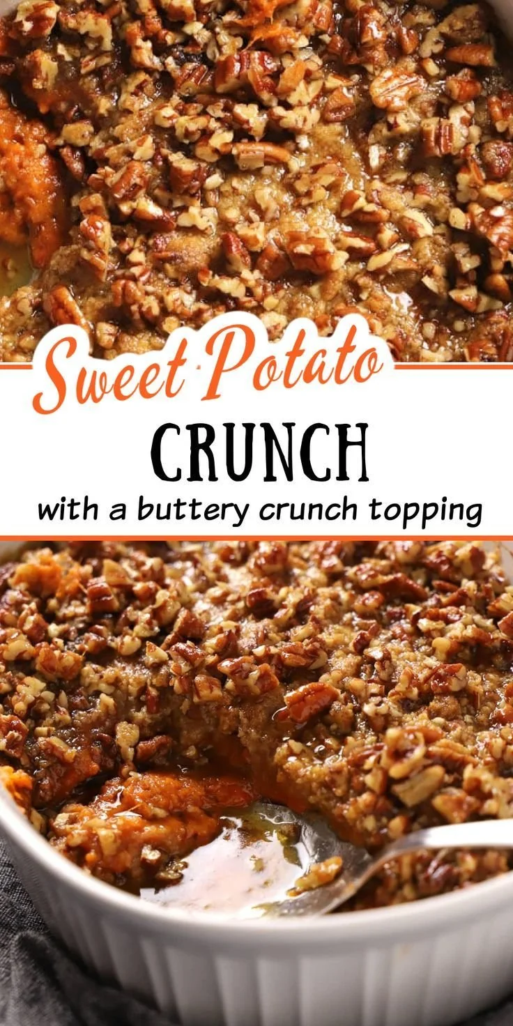 Delicious Sweet Potato Crunch dish with crispy toppings