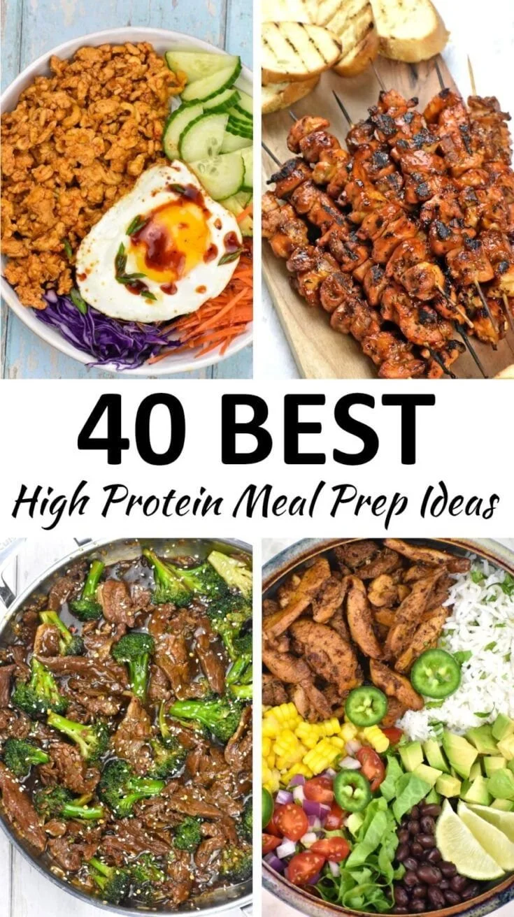 High protein meal prep ideas for fitness and healthy eating